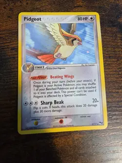 2005 Pokemon Pidgeot Stage 2 80Hp #2/17 Holo Rare Card 1B-1J - Image 1