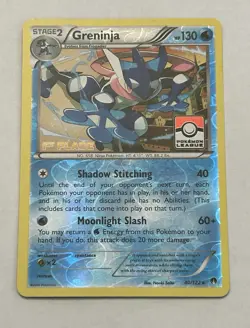Greninja First Place 40/122 Reverse Holo Rare Pokemon TCG Card - Image 1