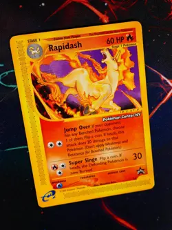 NM Pokemon RAPIDASH Card BLACK STAR PROMO Set #51 Center New York NY Non-Holo#5 - Image 1