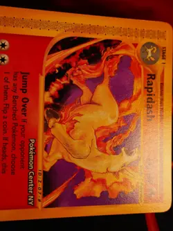 NM Pokemon RAPIDASH Card BLACK STAR PROMO Set #51 Center New York NY Non-Holo#5 - Image 2