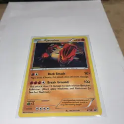 GROUDON Black Star Promo COSMOS HOLO Foil Rare XY Set Card #XY52 LP - Image 1