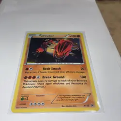GROUDON Black Star Promo COSMOS HOLO Foil Rare XY Set Card #XY52 LP - Image 3