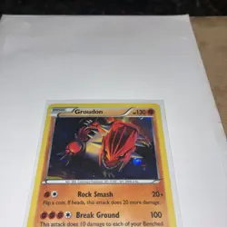 GROUDON Black Star Promo COSMOS HOLO Foil Rare XY Set Card #XY52 LP - Image 5