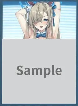 Blue Archive Bunny Asuna doujin Card Sleeve Protector - Image 1