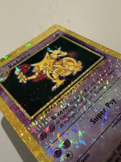 Kadabra 32/102 HOLO Prism Vintage Pokemon Base Set Vending Golden Sticker Card - Image 3