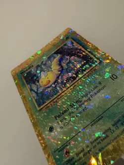 Weedle HOLO Prism Vintage Pokemon Base Set Vending Golden Sticker Card Retro - Image 3