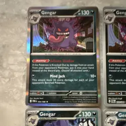 Pokemon TCG Gengar Holo Lot 6 Cards 050/088 057/091 Paldea Evolved English - Image 2