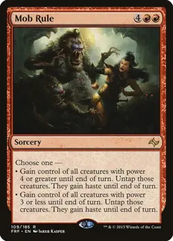 Mob Rule Fate Reforged LP MTG - Image 1