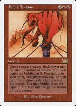 Illicit Auction 6th Edition LP MTG - Image 1