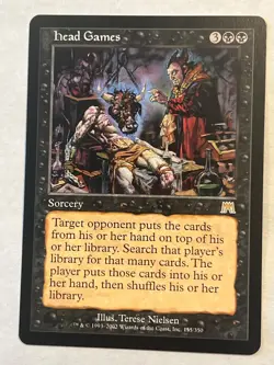 MTG - Head Games - Onslaught - Rare - NM/LP - Magic the Gathering - Image 1