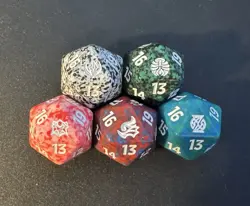 MTG Magic the Gathering Secrets of Strixhaven Prerelease Spindown D20 Dice Set - Image 1