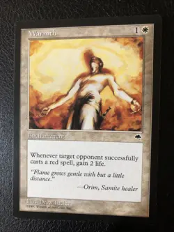 Warmth X1 Tempest NM Condition See Front/back Pics MTG - Image 1