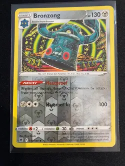 Pokemon TCG - Astral Radiance - 112/189 - Bronzong Reverse Holo - Image 1