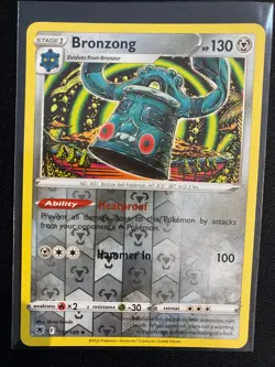 Pokemon TCG - Astral Radiance - 112/189 - Bronzong Reverse Holo - Image 3
