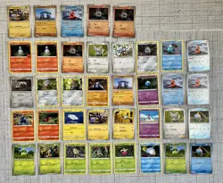 Pokemon TCG Yuka Morri Illustrator Lot - 37 Bulk Cards - Variety - Near Mint - Image 1
