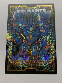 Obelisk The Tormentor Yugioh Field Center Foil Card Holo Doujin Anime Starlight - Image 1