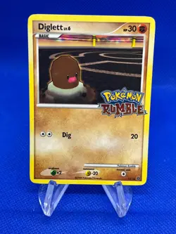 2009 Pokemon Rumble Diglett 11/16 Stamped Promo LP - Image 1