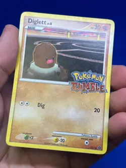 2009 Pokemon Rumble Diglett 11/16 Stamped Promo LP - Image 2