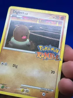 2009 Pokemon Rumble Diglett 11/16 Stamped Promo LP - Image 5