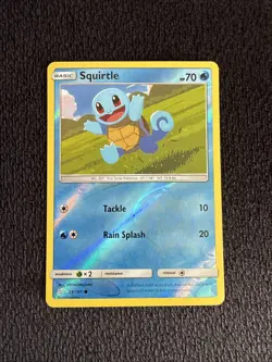 Squirtle Reverse Holo SM - Team Up 23/181 Common NM Pokemon - Image 1