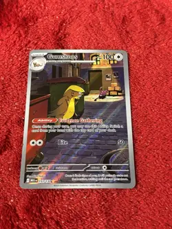 2025 Pokemon Gunshoos Illustration Rare 153/132 Mega Evolution Holo Near Mint - Image 1
