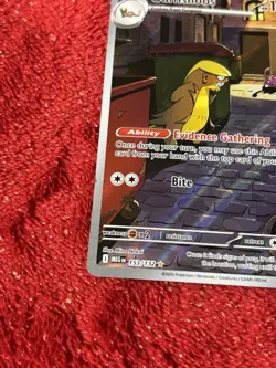 2025 Pokemon Gunshoos Illustration Rare 153/132 Mega Evolution Holo Near Mint - Image 2
