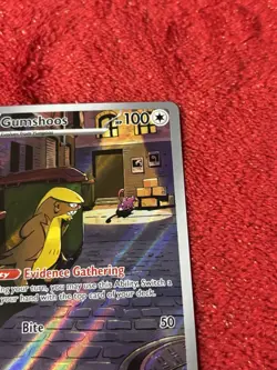 2025 Pokemon Gunshoos Illustration Rare 153/132 Mega Evolution Holo Near Mint - Image 4
