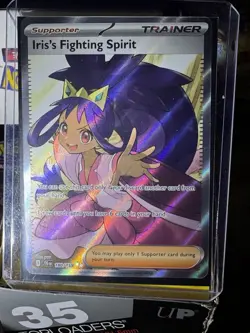 Pokemon TCG Iris's Fighting Spirit Holo Card Full Art, Journey Together 180/159 - Image 4