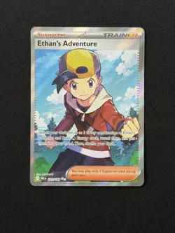Ethan's Adventure 221/182 Ultra Rare Destined Rivals Pokemon Card - Image 1