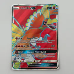 HO-OH GX 131/147 Burning Shadows FULL ART ULTRA RARE VLP Pokemon Card - Image 1