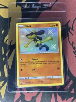 Pokemon TCG Riolu SV21/SV94 Hidden Fates Shiny Vault Holo Rare NM Condition - Image 1