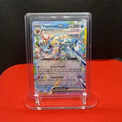 Vaporeon ex 023/131 SV: Prismatic Evolutions Holo Double Rare 280 HP ENG - Image 1