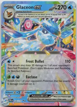 Glaceon ex - 026/131 026/131 Holo Double Rare Prismatic Evolutions Pokemon NM/M - Image 1