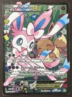 Pokemon Sylveon EX Full Art Ultra Rare RC32/RC32 Holo Generations HP - Image 1