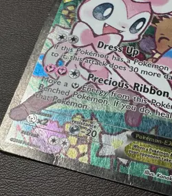Pokemon Sylveon EX Full Art Ultra Rare RC32/RC32 Holo Generations HP - Image 2