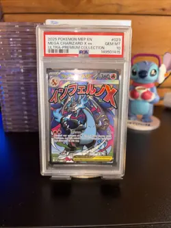 2025 Pokemon Mep En-Me Black Star Promo Mega Charizard X Ex UPC #023 PSA 10 - Image 2