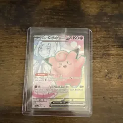 Pokemon Lillie's Clefairy EX Ultra Rare Holo 173/159 Sv09 190 HP - Image 1