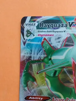 Pokemon Sword & Shield Crown Zenith Rayquaza VMAX 101/159 Ultra Rare - Image 2