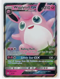 Pokemon TCG - Wigglytuff GX 42/68 - Hidden Fates - Ultra Rare - Image 1