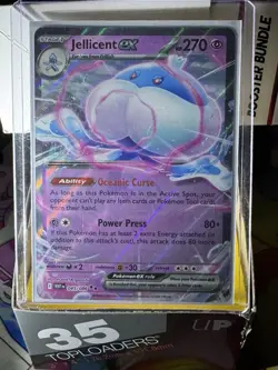 Pokemon TCG Jellicent EX 45/86 Double Rare White Flare Card 2025 NM Condition - Image 1