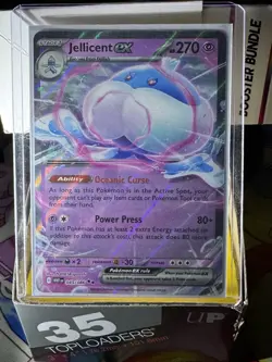 Pokemon TCG Jellicent EX 45/86 Double Rare White Flare Card 2025 NM Condition - Image 3