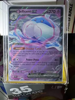 Pokemon TCG Jellicent EX 45/86 Double Rare White Flare Card 2025 NM Condition - Image 4