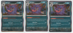 Pokemon TCG - Perfect Order - Gengar Holo 050/088 NM X3 Lot - Image 1