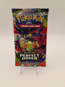 Pokemon Mega Evolution Perfect Order Sealed Booster Pack Mega Zygarde Pack Art - Image 1