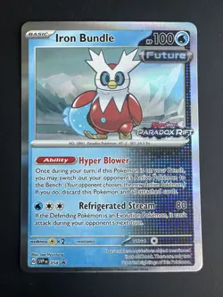 Pokemon TCG Iron Bundle - SVP058 prerelease Black Star Promo - Image 1