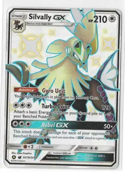 Silvally GX SV79/SV94 Hidden Fates Shiny Vault Holo Sun & Moon Pokemon TCG NM - Image 1