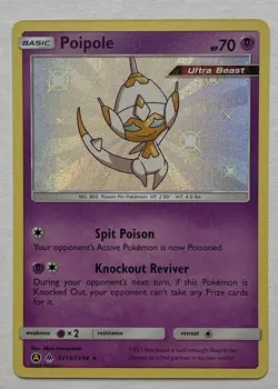 Pokemon Hidden Fates Poipole SV19/SV94 Shiny Vault Shiny Holo Rare NM - Image 1