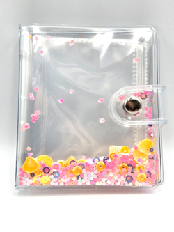 Pink Card Binder for Game Cards & Trading Cards, Holds 60 Cards, 4"X4.5", Pink - Image 2