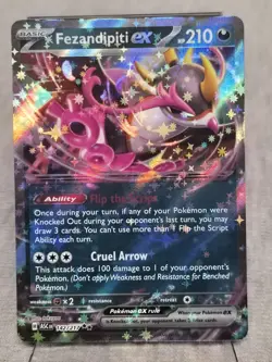 Fezandipiti ex 142/217 Ascended Heroes Holo Double Rare Pokemon ASC - Image 1