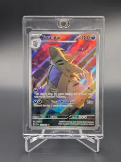 POKEMON Tyranitar 222/193 Sv02: Paldea Evolved Holo NEAR MINT NM - Image 1